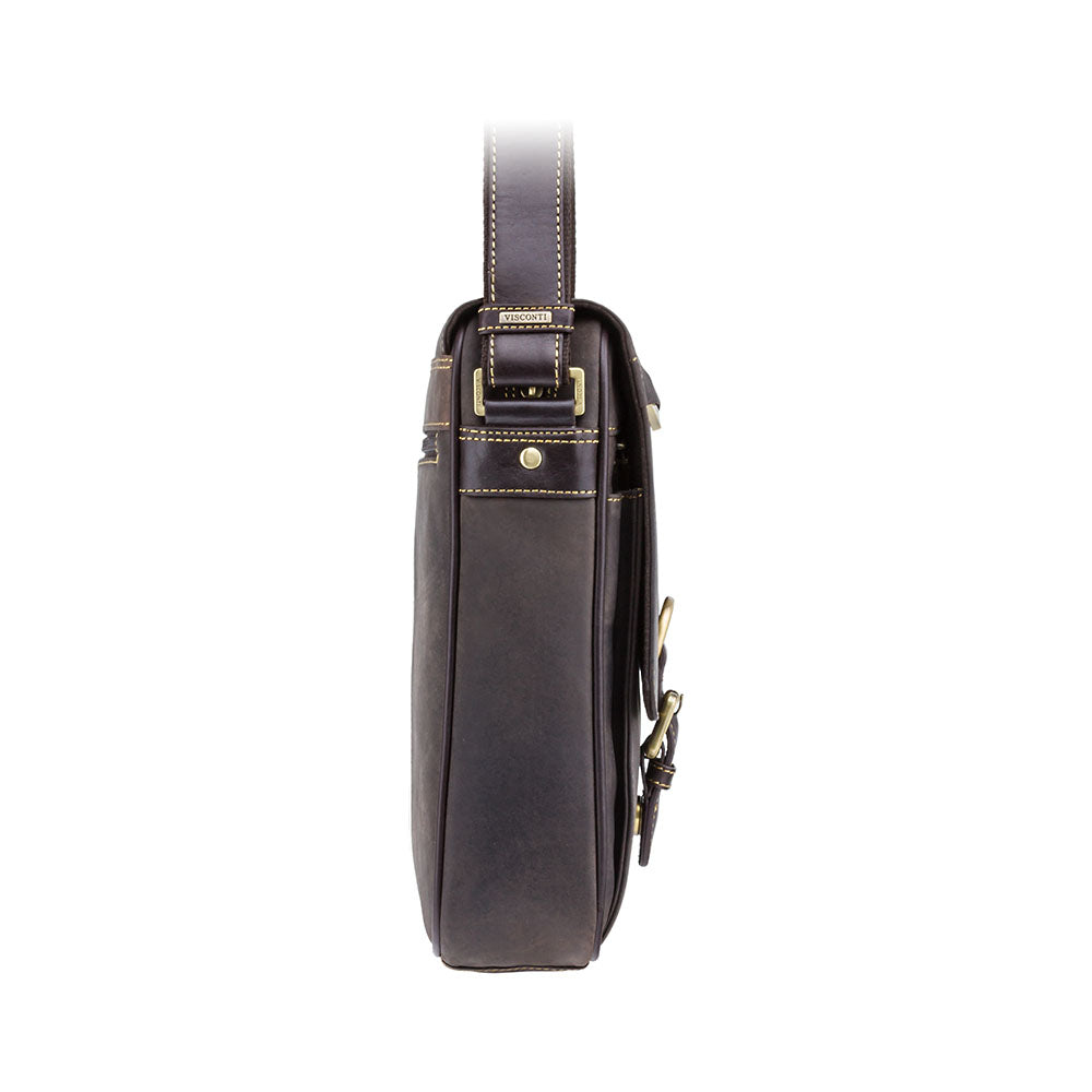 Visconti Link 16011 Crossbody Bag – Oil Brown
