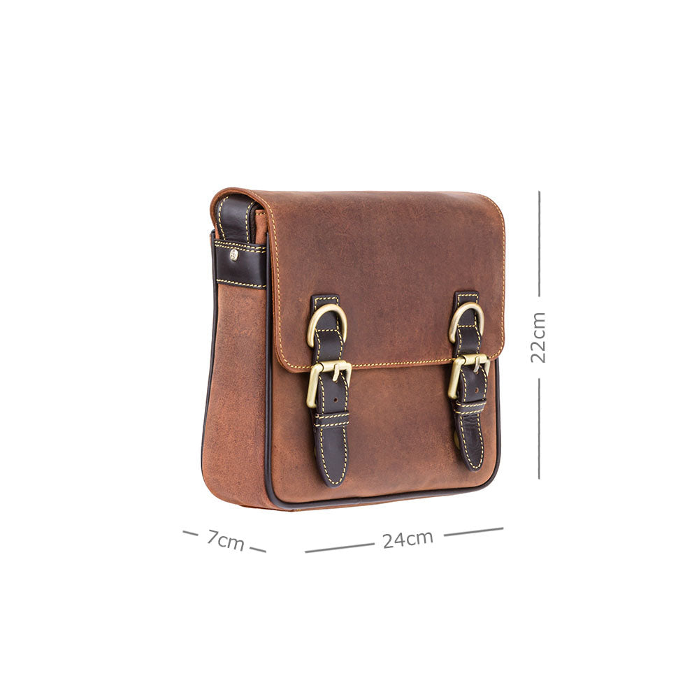 Visconti Rumba 16012 Crossbody Bag – Oil Tan
