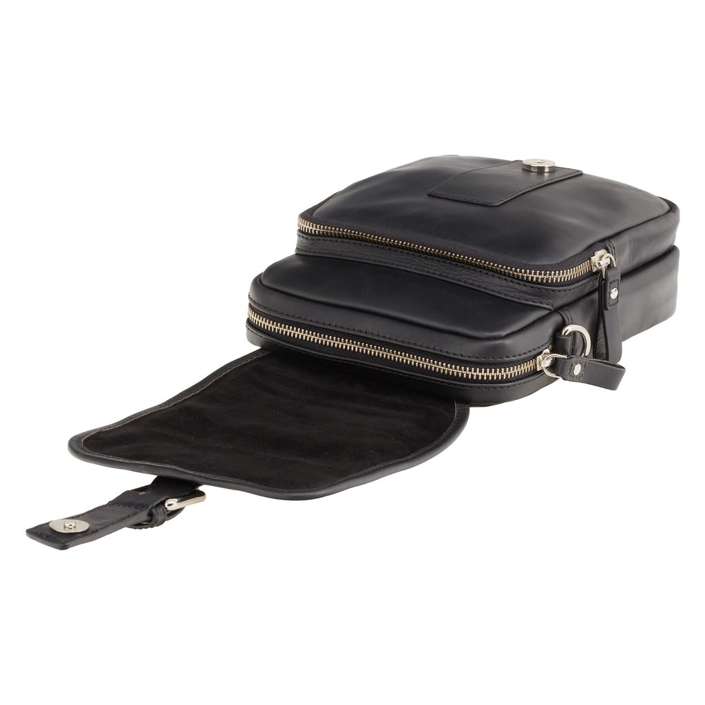 Visconti Jules 16208 Crossbody Bag - Black