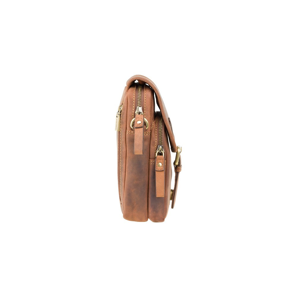 Visconti Jules 18208 Crossbody Bag - Oil Tan