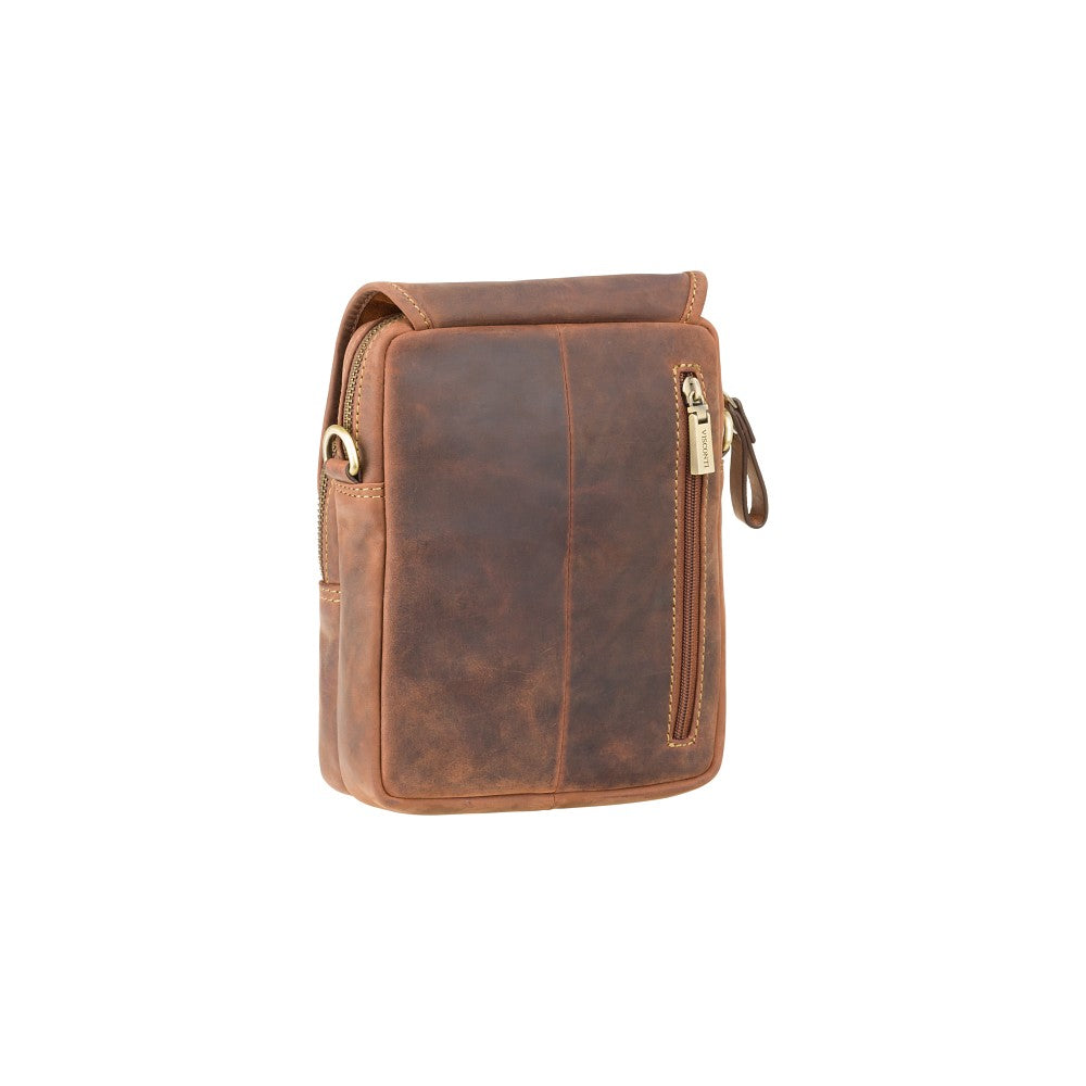 Visconti Jules 18208 Crossbody Bag - Oil Tan