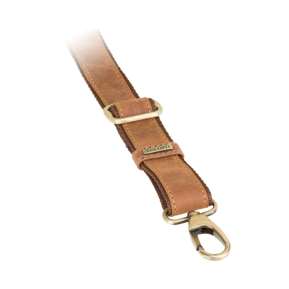 Visconti Jules 18208 Crossbody Bag - Oil Tan