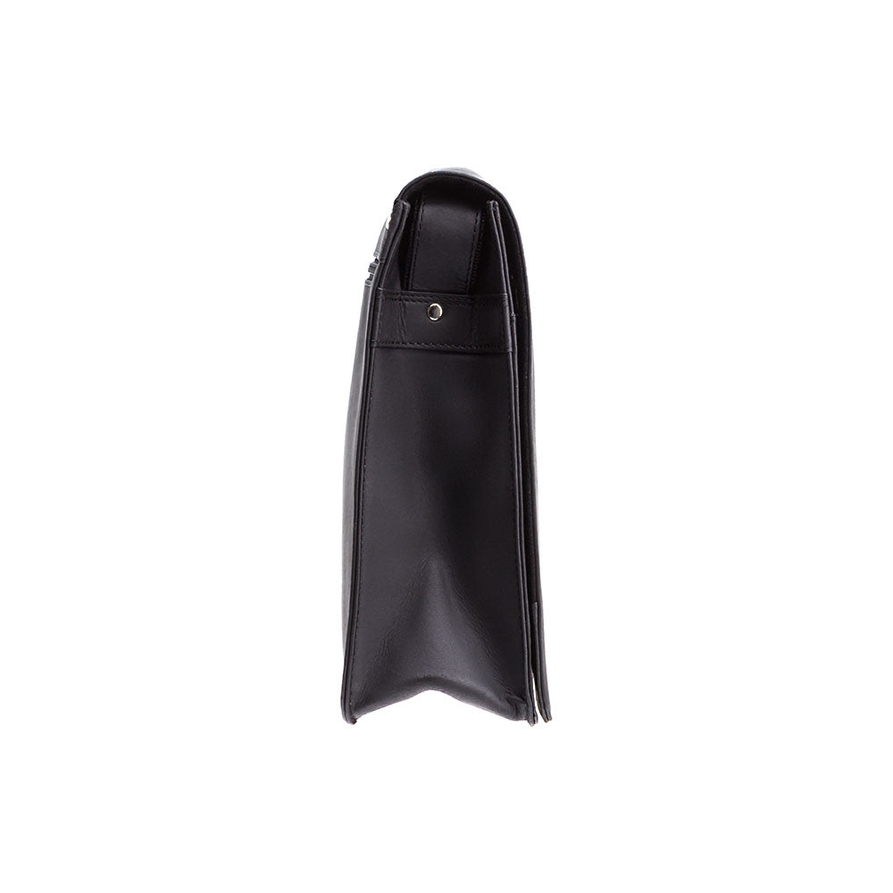 Visconti Harvard 18548 Large Messenger Bag – Oil Black