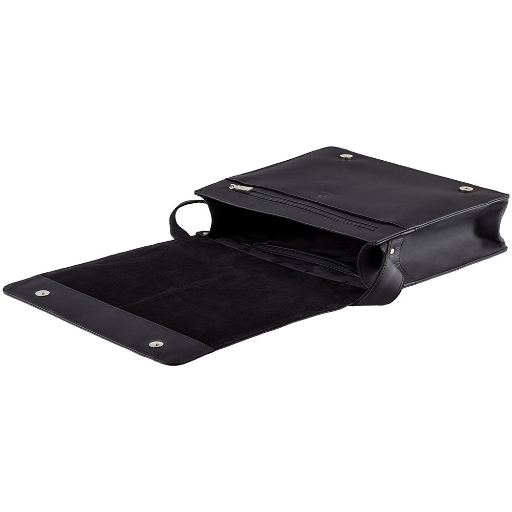 Visconti Harvard 18548 Large Messenger Bag – Oil Black
