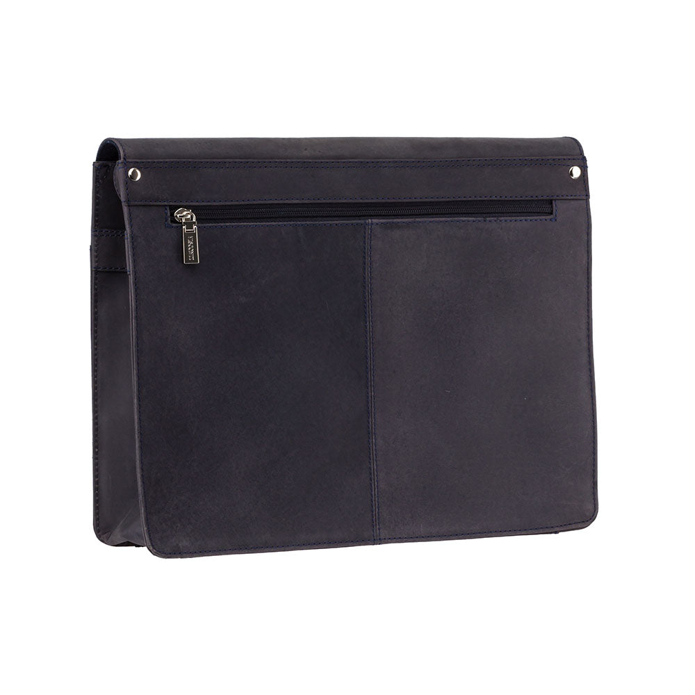Visconti Harvard 18548 Large Messenger Bag – Oil Blue