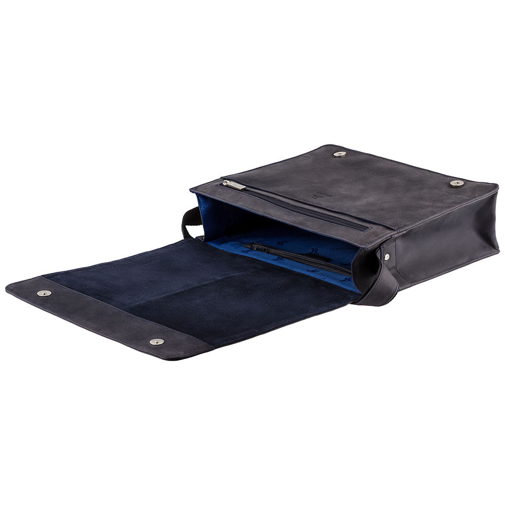 Visconti Harvard 18548 Large Messenger Bag – Oil Blue