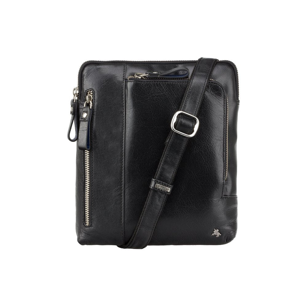 Visconti Roy ML20 Medium Crossbody Bag - Black