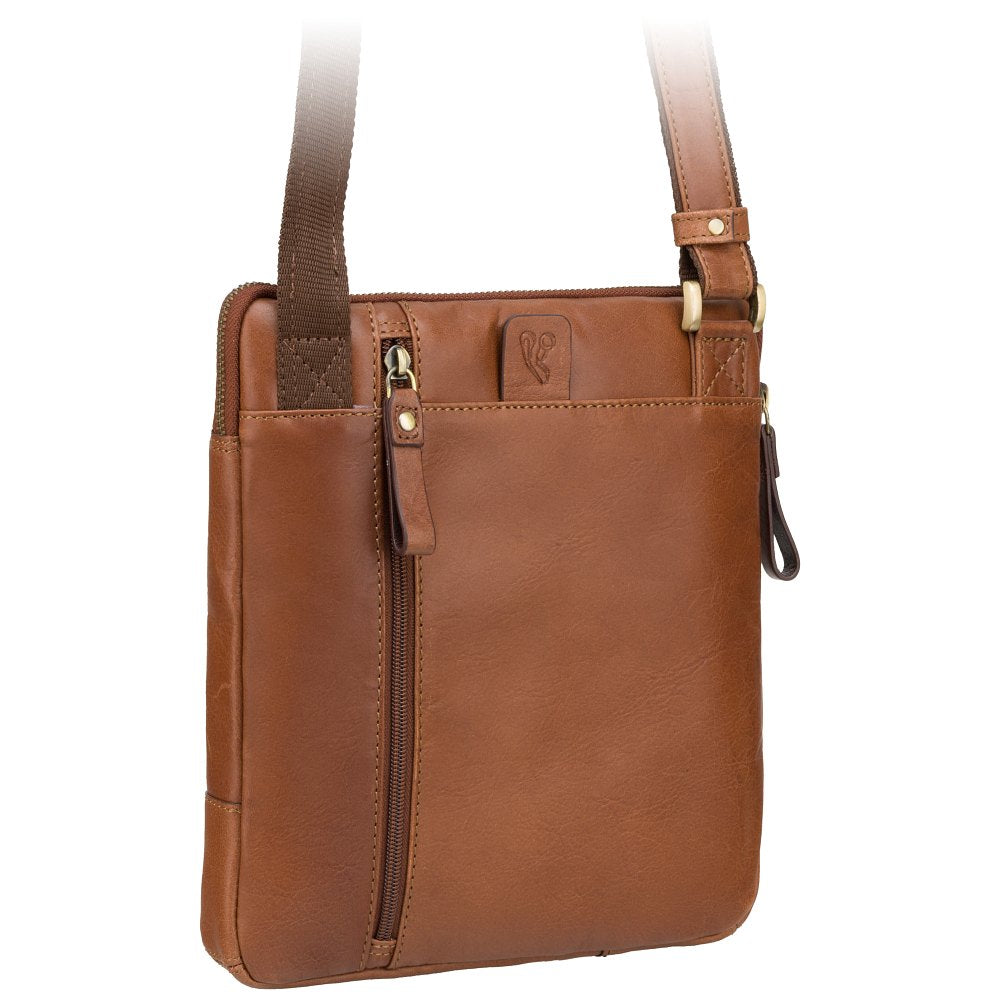 Visconti Roy ML20 Medium Crossbody Bag - Tan
