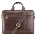 Visconti Charles ML28 Slim Briefcase - Brown