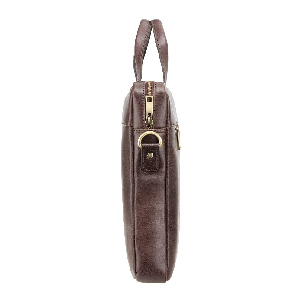 Visconti Charles ML28 Slim Briefcase - Brown