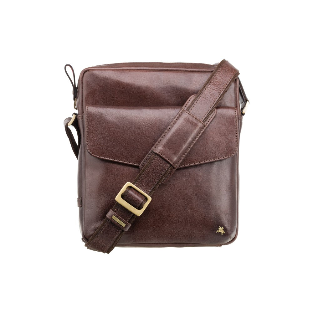 Visconti Vesper ML36 A5 Crossbody Bag - Brown
