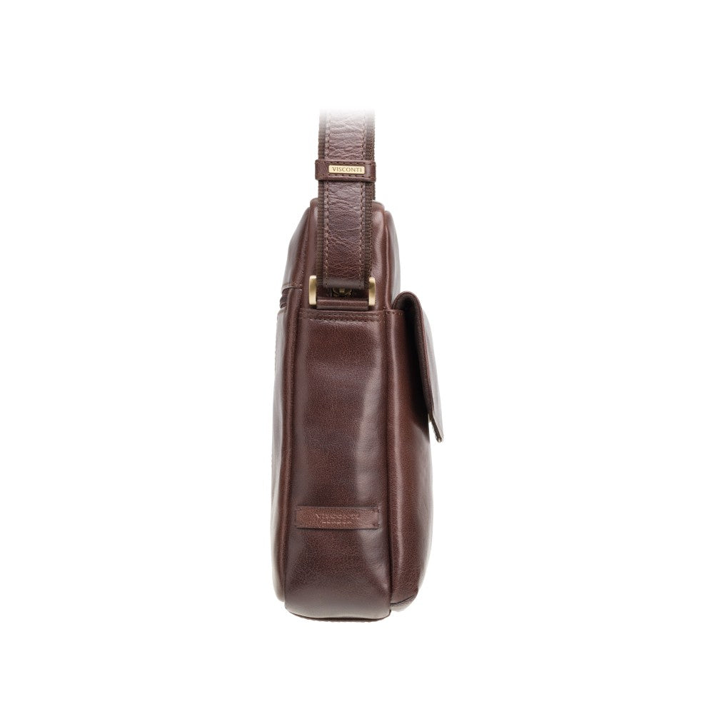 Visconti Vesper ML36 A5 Crossbody Bag - Brown