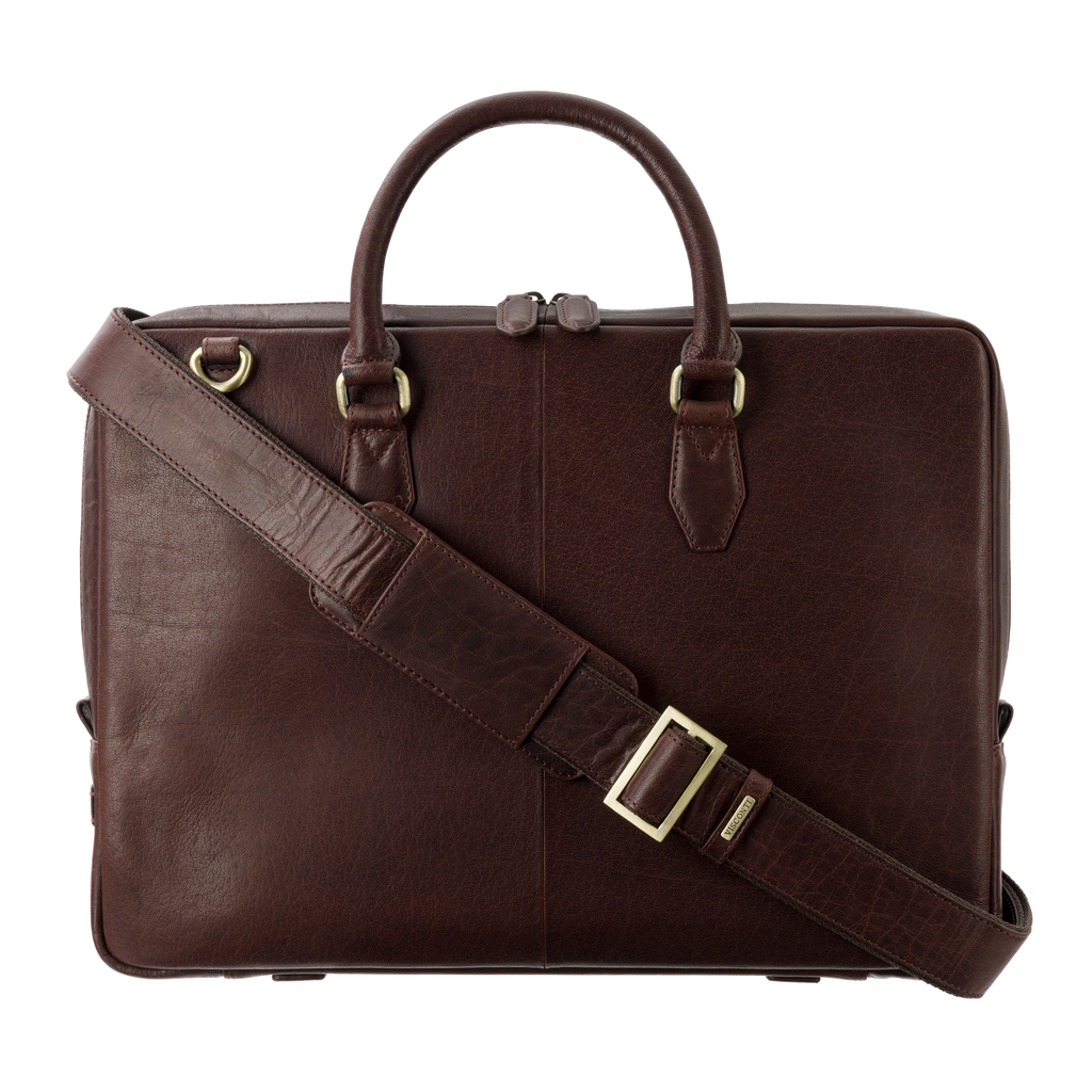 Visconti Carl ML50 Briefcase - Brown