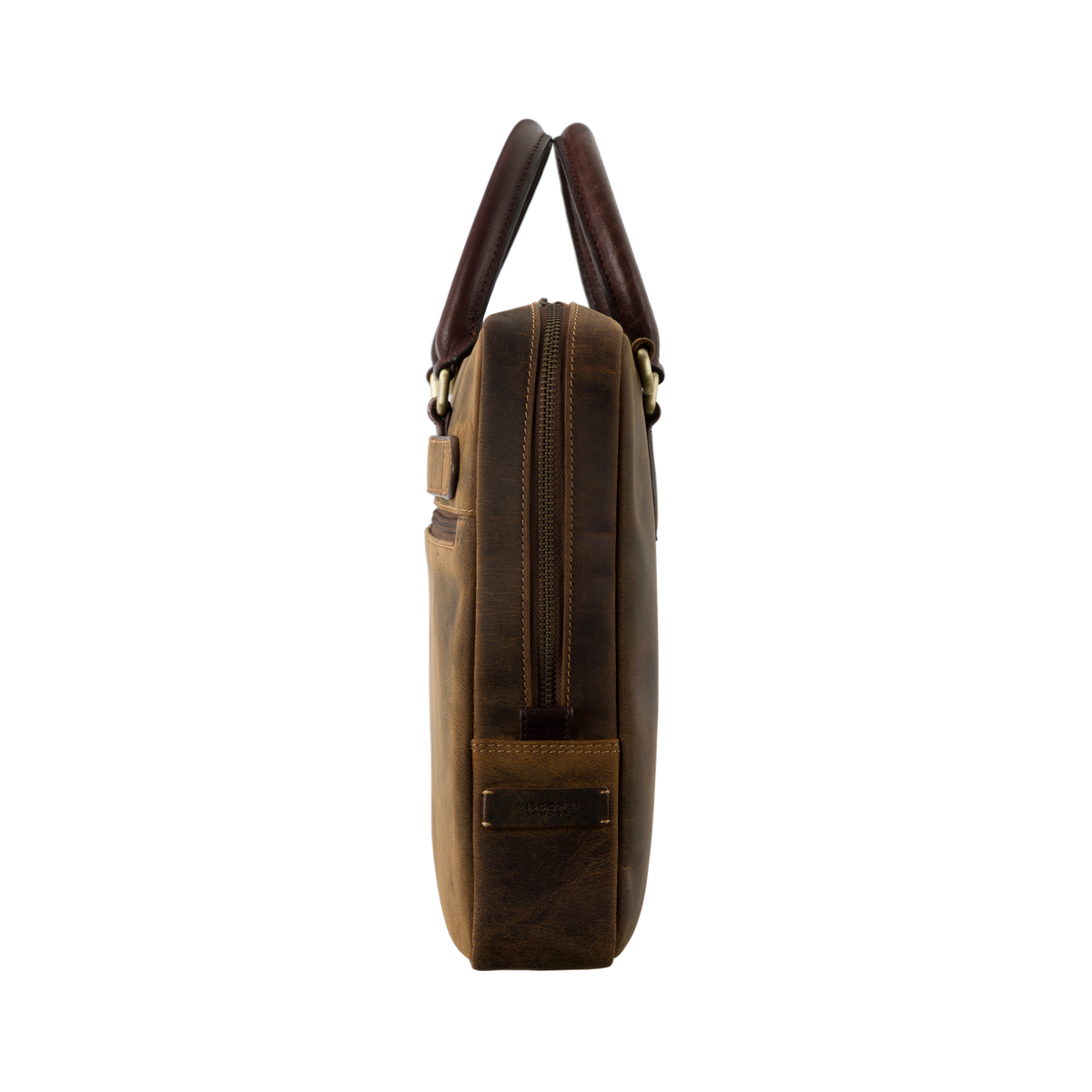 Visconti Carl ML50 Briefcase - Oil Tan/Brown