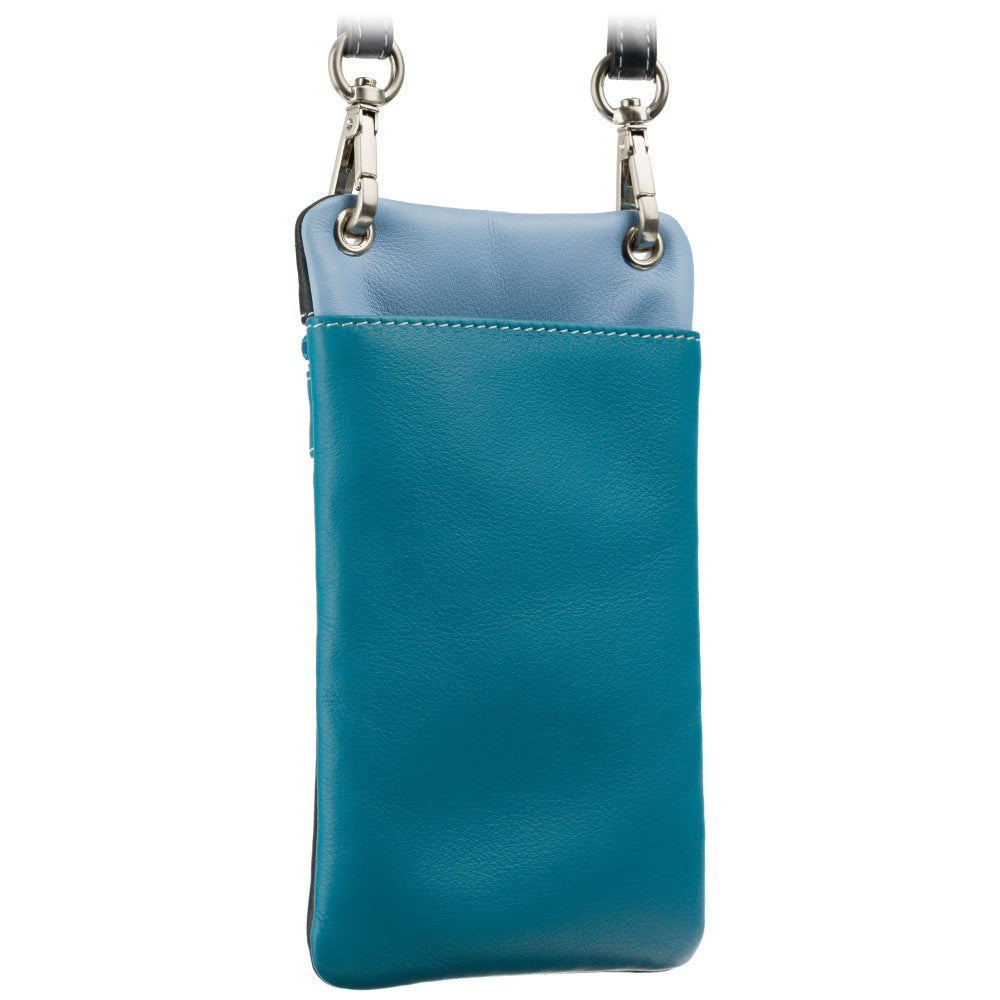 Visconti S4 Phone Crossbody Bag – Blue Multi