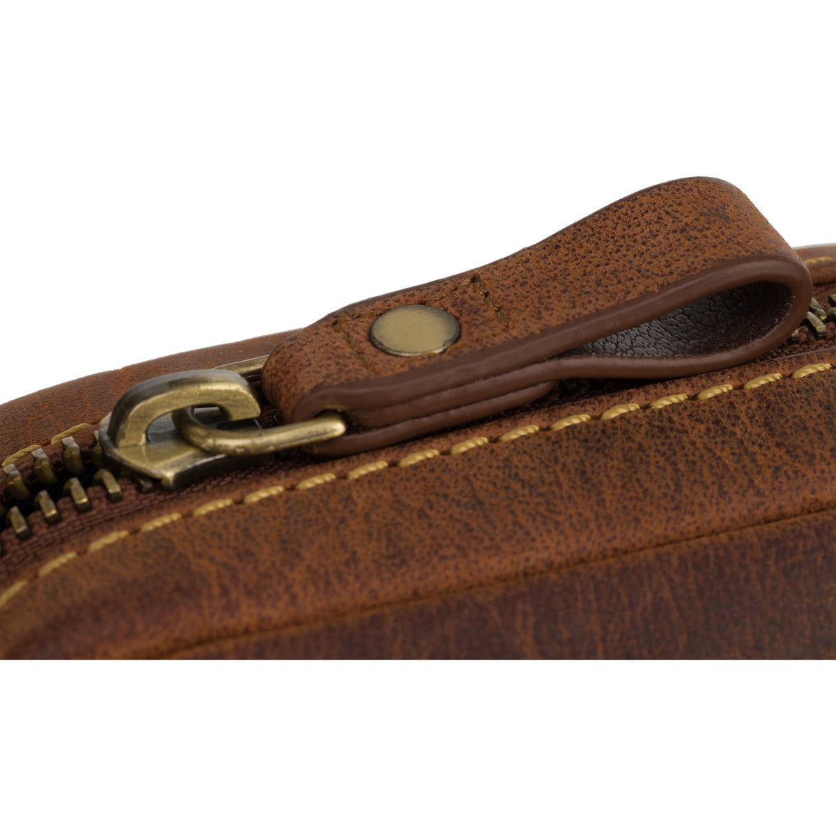 Visconti Riley TC68 Crossbody Bag - Havana Tan
