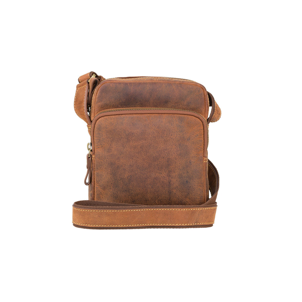 Visconti Riley TC68 Crossbody Bag - Havana Tan