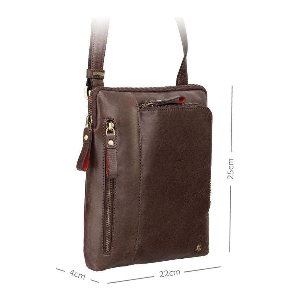 Brown Leather Ipad Bag