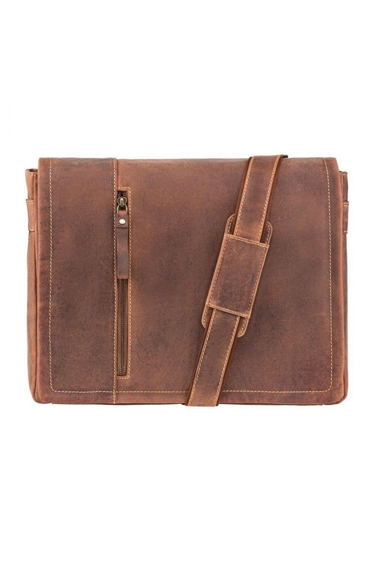 Laptop Messenger Case in Tan