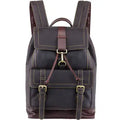 Leather Large Back Pack  Brown