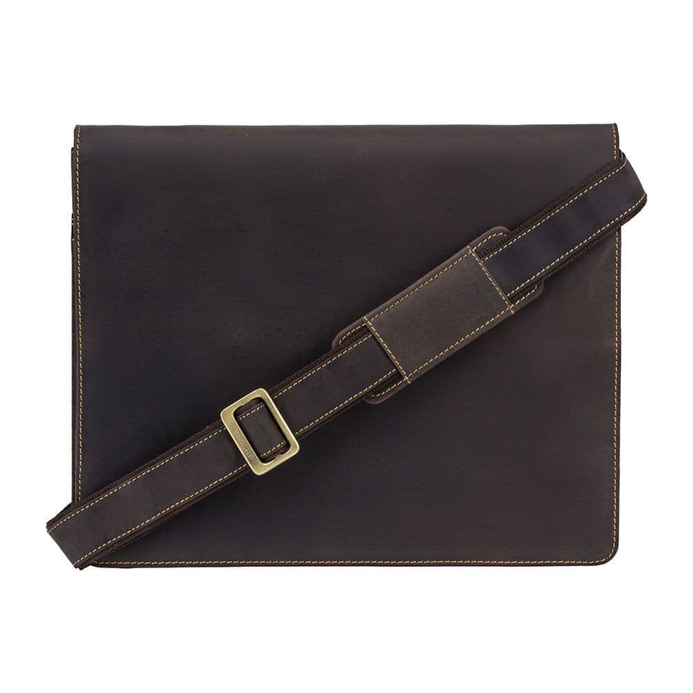 Messenger Bag  in Oil Brown Harvard L