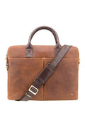 Senator Laptop Briefcase in Oil Tan