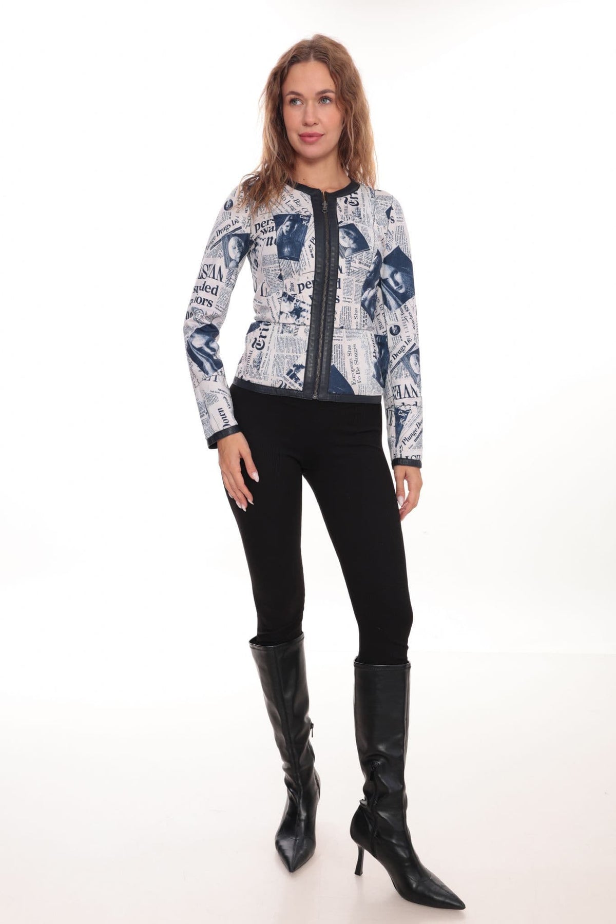 Womens Black Leather Jacket Chanel