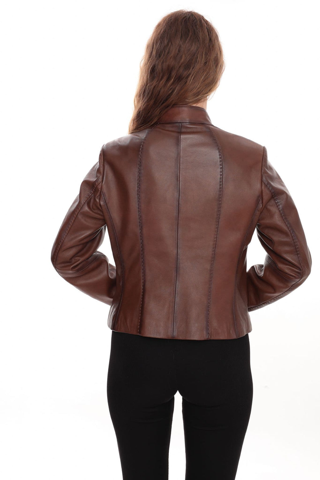Womens Brown Leather Jacket